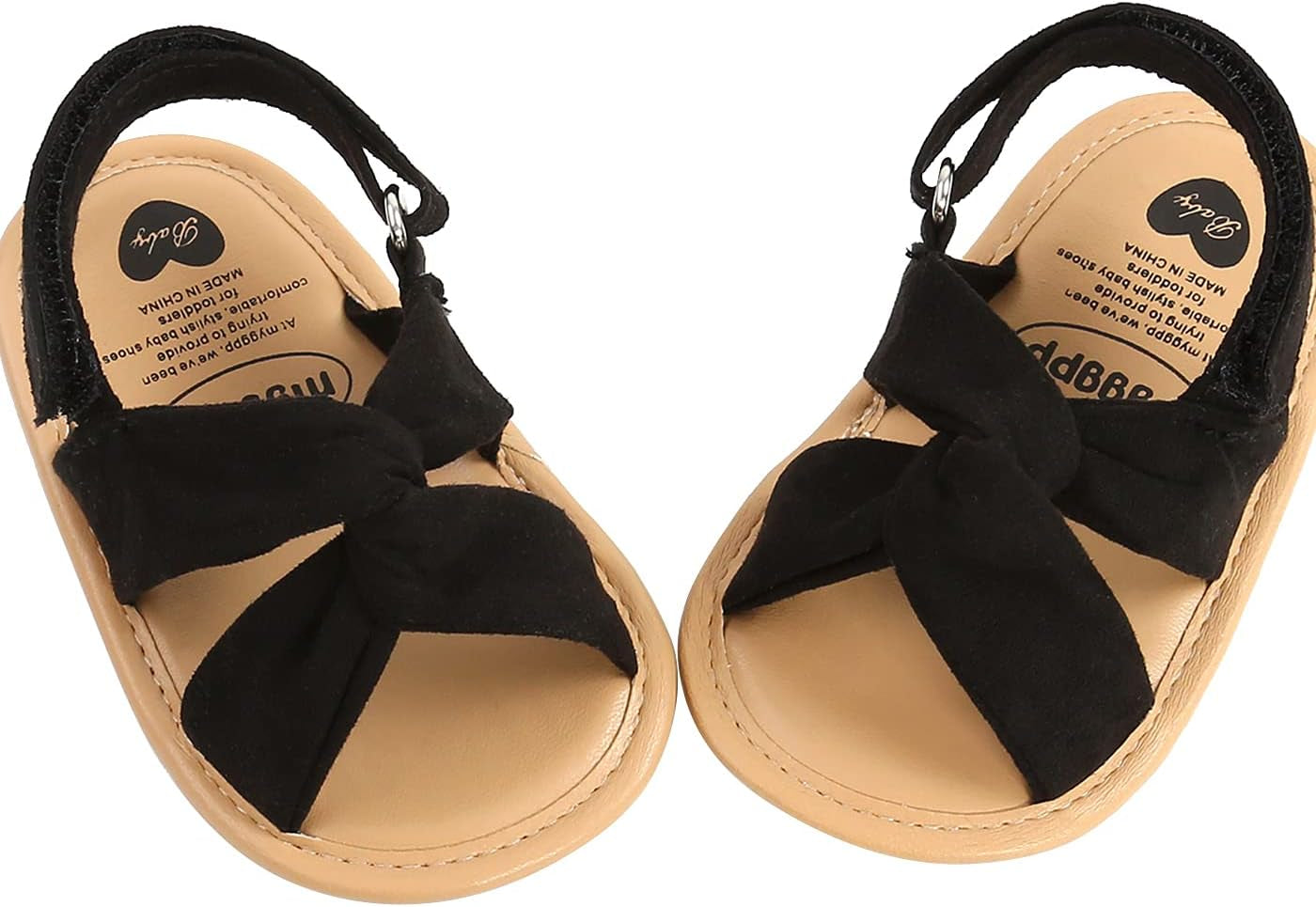 Breathable Summer Baby Girls Sandals Simple Style Solid Color Soft Sole Prewalker